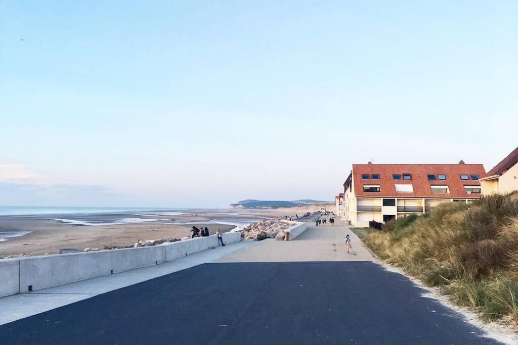 Appartamento Duplex Avec Jacuzzi Vue Imprenable Sur La Baie De Wissant Esterno foto